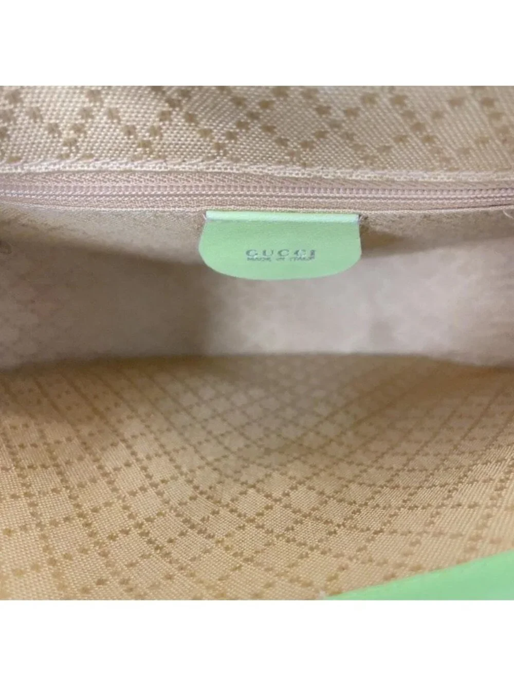 Gucci Color Vintage Horsebit Shoulder Bag Leather Green
